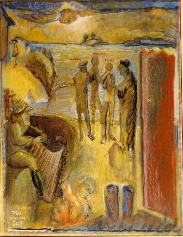 les trois hors de la fournaise